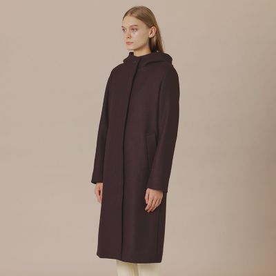 CHRYSTON／クリストン】ウールダブルクロスメルトンフーデット