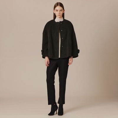 WEB・一部店舗限定】【ROSLEY／ロズリー】ウールブレンドボア