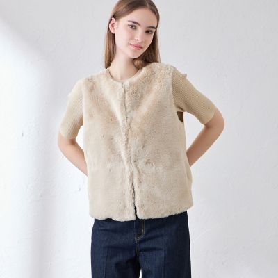 MACKINTOSH LONDON (Women)/マッキントッシュ ロンドン ファーコンビニットジレ