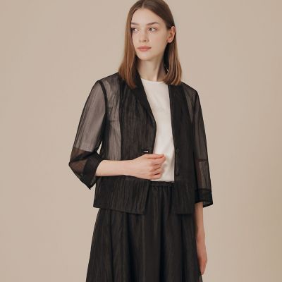 ＜MACKINTOSH LONDON (Women)＞エアリーリンクルジャケット