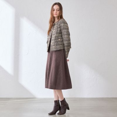 ポリエステルコットンチェックジャケット | MACKINTOSH LONDON (Women