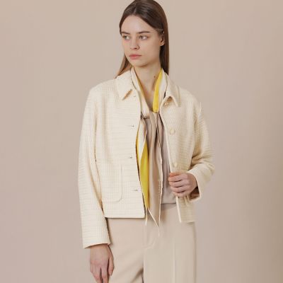 ＜MACKINTOSH LONDON (Women)＞ワッフルラッセルジャケット