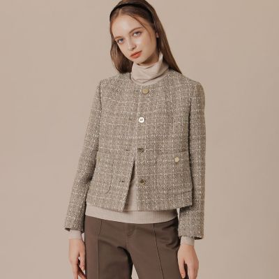 ＜MACKINTOSH LONDON (Women)＞ミックスツイードジャケット