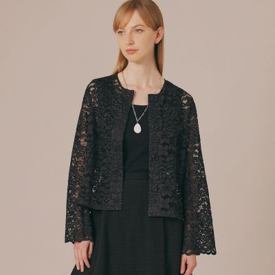 ＜MACKINTOSH LONDON (Women)＞【エクラ掲載】ファインレースジャケット