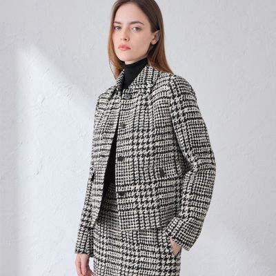 ツイードノーカラージャケット | MACKINTOSH LONDON (Women