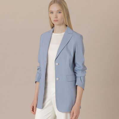 ＜MACKINTOSH LONDON (Women)＞【婦人画報４月号掲載】リネンレーヨンストレッチジャケット