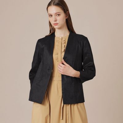 ＜MACKINTOSH LONDON (Women)＞【ｅｃｌａｔ５月号掲載】リネンストレッチジャケット