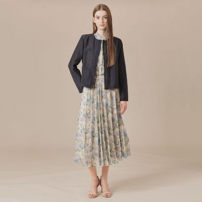シャイニーシアーノーカラージャケット | MACKINTOSH LONDON (Women