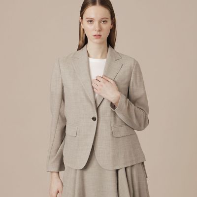 ＜MACKINTOSH LONDON (Women)＞ポリエステルウールビエラジャケット