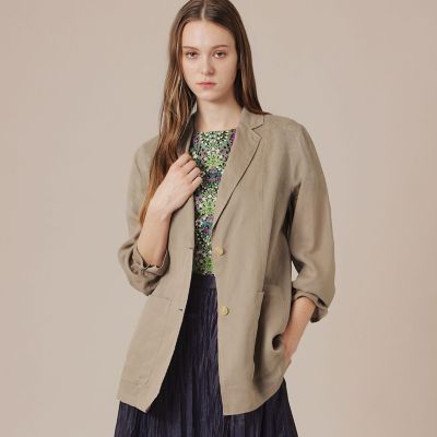 ＜MACKINTOSH LONDON (Women)＞【ｅｃｌａｔ５月号掲載】シアーコットンドビージャケット