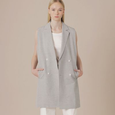 ＜MACKINTOSH LONDON (Women)＞リネンレーヨンストレッチジレ