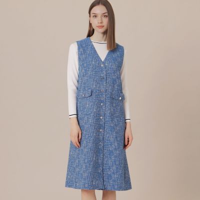 ＜MACKINTOSH LONDON (Women)＞ツイードジャンパースカート