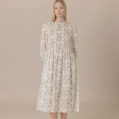 ＜MACKINTOSH LONDON (Women)＞【婦人画報４月号掲載】【ＢＩＢＵＲＹ　ＦＬＯＷＥＲ】エッチングバイブリーワンピース