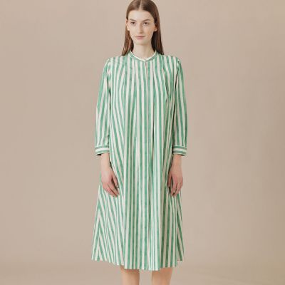 ＜MACKINTOSH LONDON (Women)＞【婦人画報掲載】ストライプフラワージャカードワンピース