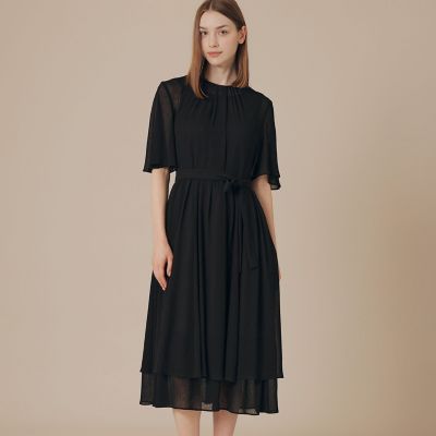 ＜MACKINTOSH LONDON (Women)＞ポリエステルクレープワンピース