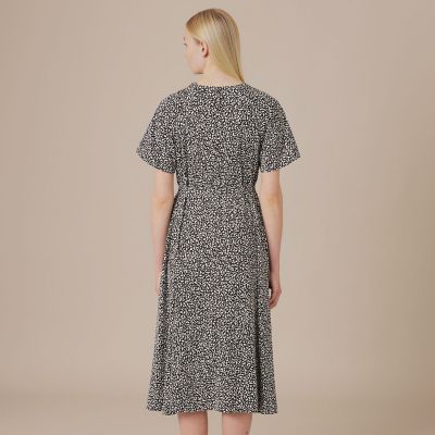 極美品　マッキントッシュロンドン　トライアングルドットプリントワンピース　40 クランブルドットワンピース | MACKINTOSH LONDON (Women
