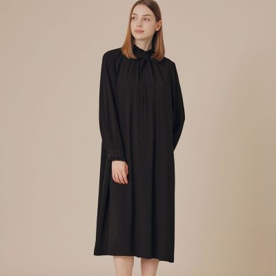 ＜MACKINTOSH LONDON (Women)＞バックサテンジョーゼットワンピース