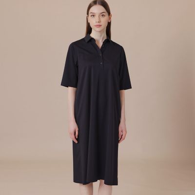 ＜MACKINTOSH LONDON (Women)＞【Ｔｈｅ　Ｅｓｓｅｎｔｉａｌ　Ｃｏｌｌｅｃｔｉｏｎ】プレーティング天竺ワンピース