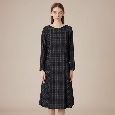 美品 マッキントッシュロンドン プリントワンピース 定5.6万 プリントチェックワンピース | MACKINTOSH LONDON (Women