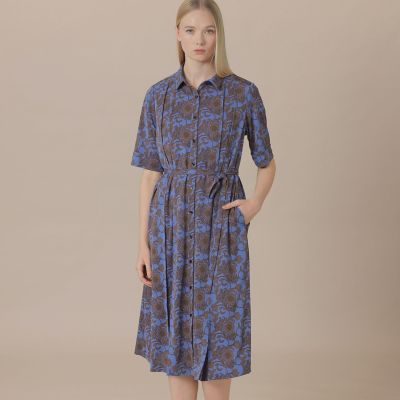 【新品タグ付✨】希少 L マッキントッシュロンドン バイブリーフラワーワンピース 婦人画報4月号掲載】【BIBURY FLOWER】バイブリー