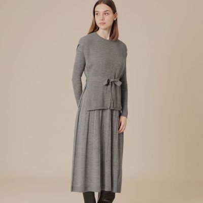 ＜MACKINTOSH LONDON (Women)＞グラデーションリブホールガーメントワンピース