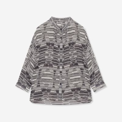 ＜MACKINTOSH LONDON (Women)＞ダイヤボーダープリントブラウス