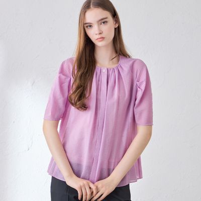 コットンシアーサッカーブラウス | MACKINTOSH LONDON (Women