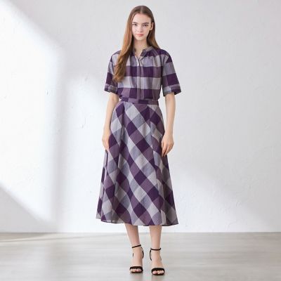 シアーボイルチェックブラウス | MACKINTOSH LONDON (Women