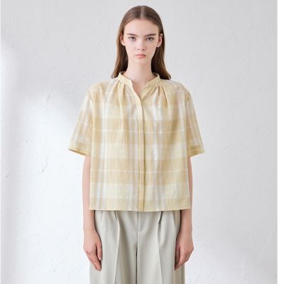 シアーボイルチェックブラウス | MACKINTOSH LONDON (Women