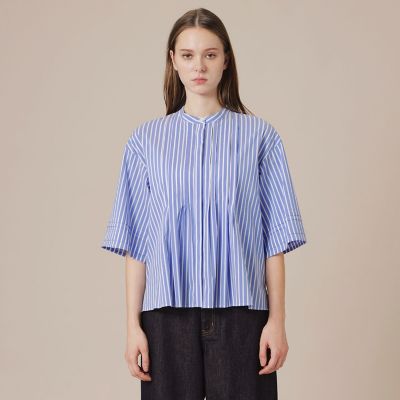 りつ様ご予約品　　　　　　　　　バーバリーロンドン☆バンドカラーコットンブラウス コットンナイロンストレッチブラウス | MACKINTOSH LONDON (Women