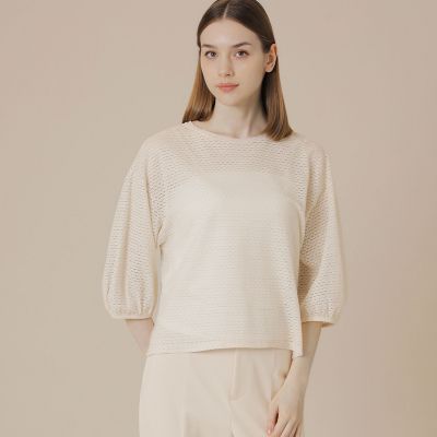 ＜MACKINTOSH LONDON (Women)＞アーガイルジャージプルオーバー