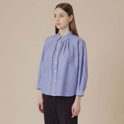 コットンストライプドルマンシャツ | MACKINTOSH LONDON (Women