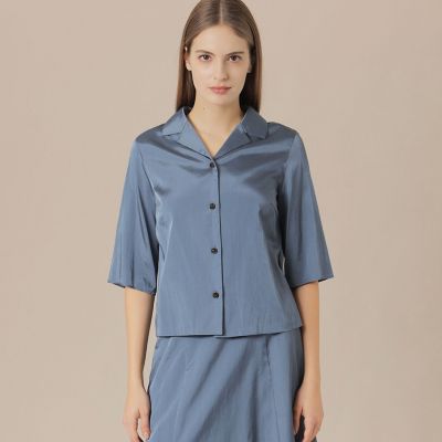 ＜MACKINTOSH LONDON (Women)＞シルキーサテンブラウス