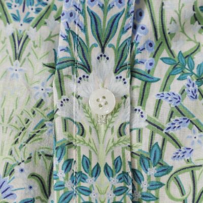 eclat5月号掲載】ボタニカルウォールプリントブラウス