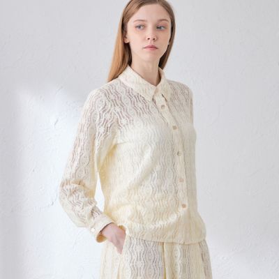 ブラッシュドレースブラウス | MACKINTOSH LONDON (Women