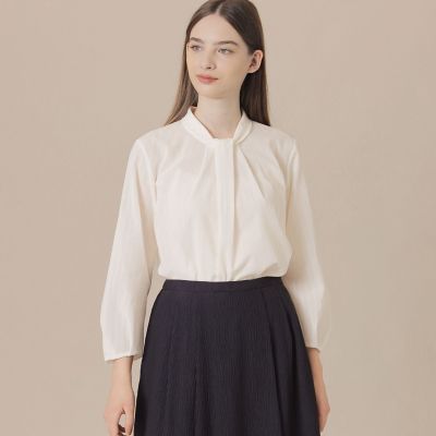 ＜MACKINTOSH LONDON (Women)＞【ＷＥＢ・一部店舗限定】シアーストライプブラウス