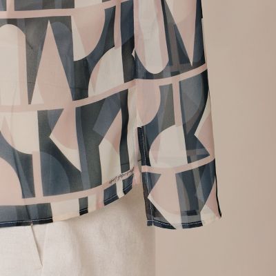 ジオメトリックプリントブラウス | MACKINTOSH LONDON (Women