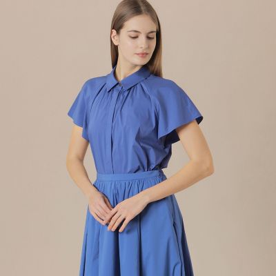 ＜MACKINTOSH LONDON (Women)＞コットンナイロンストレッチブラウス