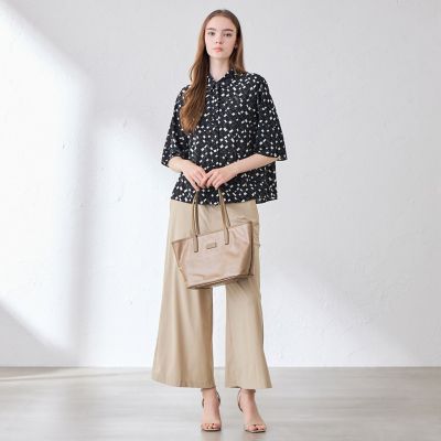 ジオメトリックプリントブラウス | MACKINTOSH LONDON (Women