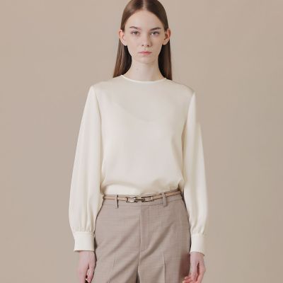 ＜MACKINTOSH LONDON (Women)＞トリアセテートジョーゼットブラウス