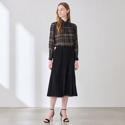 チェックプリントタックブラウス | MACKINTOSH LONDON (Women
