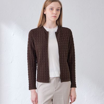 Mackintosh MACKINTOSH LONDON (Women)/マッキントッシュ ロンドン【ANDREW/アンドリュー】アンドリューリンクスニットカーディガン 55ブラウン トップス【三越伊勢丹/公式】