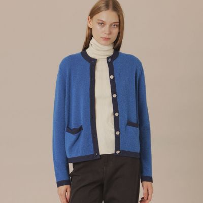Mackintosh MACKINTOSH LONDON (Women)/マッキントッシュ ロンドン【婦人画報11月号掲載】スフレニットカーディガン ブルー トップス【三越伊勢丹/公式】
