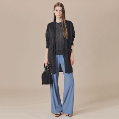 シャイニーリネンニットカーディガン | MACKINTOSH LONDON (Women