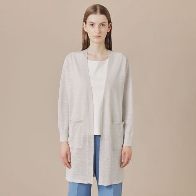 シャイニーリネンニットカーディガン | MACKINTOSH LONDON (Women