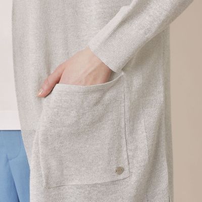 シャイニーリネンニットカーディガン | MACKINTOSH LONDON (Women