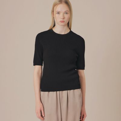 ＜MACKINTOSH LONDON (Women)＞ハイツイストコットンニットプルオーバー