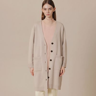 ＜MACKINTOSH LONDON (Women)＞ウールスムースニットカーディガン