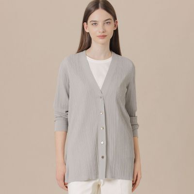 ＜MACKINTOSH LONDON (Women)＞シアーコットンニットカーディガン