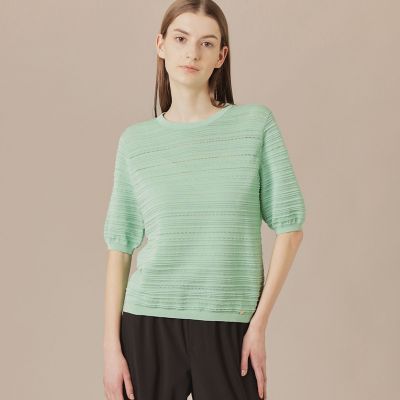 ＜MACKINTOSH LONDON (Women)＞【婦人画報掲載】バックパターンボーダーニットプルオーバー